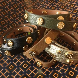 Tory Burch leather wrap bracelet